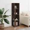 vidaXL Eckregal Braun Eichen-Optik 33x33x132 cm Holzwerkstoff
