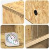 vidaXL Terrarium Braun 50 x 50 x 100 cm OSB