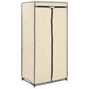 vidaXL Kleiderschrank Creme 75×50×160 cm