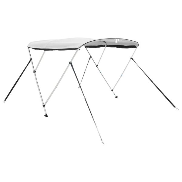 vidaXL 3-Bow Bimini-Top mit Mesh-Seitenteilen 183x(137-152)x137 cm