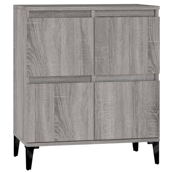vidaXL Sideboard Grau Sonoma 60x35x70 cm Holzwerkstoff
