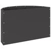 vidaXL Pflanzk&uuml;bel Schwarz 60 x 30 x 35 cm Stahl
