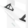 vidaXL Schuhschrank Wei&szlig; 59x17x150 cm Holzwerkstoff