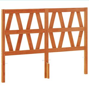 vidaXL Kopfteil Wachsbraun 135 cm Massivholz Kiefer