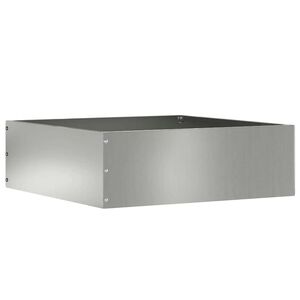 vidaXL Rasenkante 40 x 40 x 13 cm Verzinkter Stahl Silber