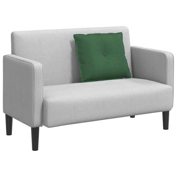 vidaXL R&uuml;ckenkissen Dschungelgr&uuml;n 60 x 50 cm Cordstoff
