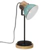 vidaXL Schreibtischlampe 25 W Blau 17x17x50 cm E27