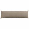 vidaXL Sofakissen 2 St&uuml;ck Taupe 145 x 40 cm Stoff