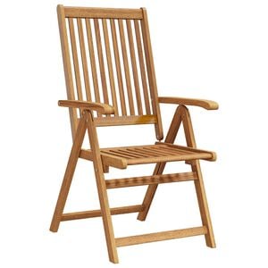 vidaXL Klappst&uuml;hle, 3-teilig, aus massivem Akazienholz