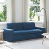 vidaXL Sofa Blau Gesamtabmessungen: 222 x 80 x 82 cm (B x T x H) Samt