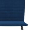 vidaXL Esszimmerst&uuml;hle 2 Stk. Blau Samt