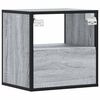 vidaXL Wand-Nachttisch Grau Sonoma 40x31x39,5 cm