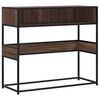 vidaXL Konsolentisch Braun Eichen-Optik 90x35x80 cm Holzwerkstoff