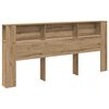 vidaXL Kopfteil Schrank Artisan-Eiche Holzwerkstoff