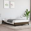 vidaXL Bettgestell ohne Matratze Dunkelbraun 120x190 cm Stoff