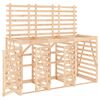 vidaXL M&uuml;lltonnenbox f&uuml;r 3 Tonnen Massivholz Kiefer