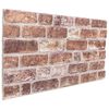 vidaXL Wandpaneele 10 stk. 100 x 50 cm Braun EPS-Schaum