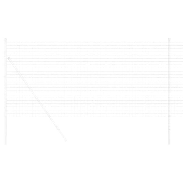 vidaXL Eurozaun 1,4 x 10 m PVC-beschichtetes Eisen