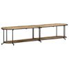vidaXL TV-Regal 200x42x40 cm Raues Mangoholz