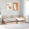 vidaXL Tagesbett mit Schubladen Wei&szlig; 80x200 cm Kiefernholz