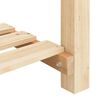 vidaXL Garten-Pflanzgef&auml;&szlig; mit Regal Beige 115 x 59 x 76,5 cm