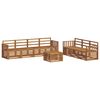 vidaXL Sofagarnituren 8 pcs Natur Massivholz Akazie