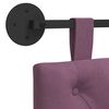 vidaXL H&auml;ngevorderseite Wandmontiert Lila 110 x 55 x 7 cm Samt