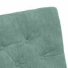 vidaXL Esszimmerst&uuml;hle mit Rollen 2 pcs Meergr&uuml;n 58 x 67 x 97 cm Samt