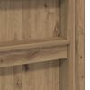 vidaXL Etagenbettgestell mit Schreibtisch Artisan-Eiche 90 x 190 cm