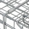 vidaXL Tierfalle Anthrazit 61 x 20 x 21,5 cm Stahl