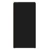 vidaXL Schuhschränke 2 Stk. Schwarz 31,5x35x70 cm Holzwerkstoff