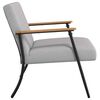 vidaXL Sessel Wolkengrau 59 x 75 x 78 cm Stoff