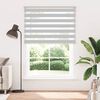 vidaXL Doppelrollo Hellgrau 165x230 cm Stoffbreite 160,9 cm Polyester