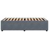 vidaXL Bettgestell ohne Matratze Dunkelgrau 80x200 cm Samt