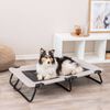TRIXIE Hundeliege 99x19x60 cm Grau und Schwarz