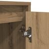 vidaXL TV-Schrank mit LED-Leuchten Artisan-Eiche 100x41x50 cm