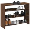 vidaXL Schuhregal Braun Eichen-Optik 80x25x62 cm Holzwerkstoff