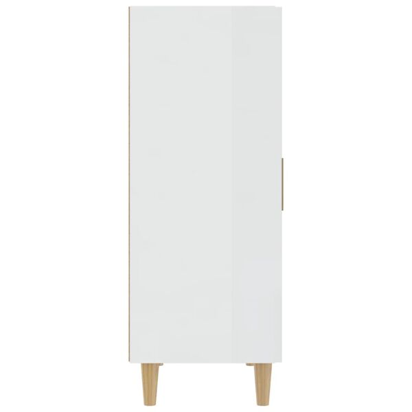 vidaXL Sideboard Hochglanz-Wei&szlig; 70x34x90 cm Holzwerkstoff