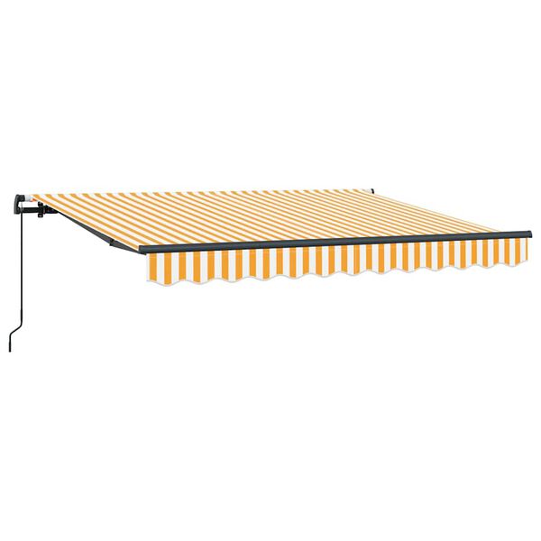 vidaXL Einziehbare Markise Gelb 300 x 200 cm Stoff