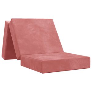 vidaXL Klappsofa Bett 75 x 63 x 45 cm Rosa