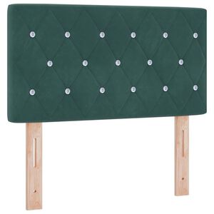 vidaXL Kopfteil mit Kopfteil Dunkelgr&uuml;n 80 cm Kunstleder