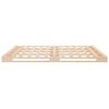 vidaXL Palettenbett 120x190 cm Massivholz Kiefer