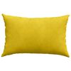 vidaXL Sofakissen 2 St&uuml;ck Gelb 60 x 40 cm Cordstoff