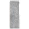 vidaXL Sideboard mit LED-Leuchten Betongrau 60,5x37x100 cm