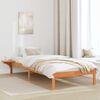 vidaXL Bettrahmen Wachsbraun 80 x 200 cm Massives Kiefernholz