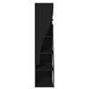vidaXL Eckschrank Schwarz 32x32x140cm Holzwerkstoff