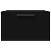 vidaXL Wand-Nachttische 2 Stk. Schwarz 34x30x20 cm
