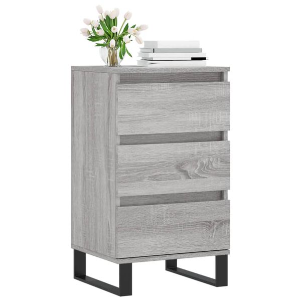 vidaXL Sideboard Grau Sonoma 40x35x70 cm Holzwerkstoff