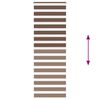 vidaXL Doppelrollo Braun 80x200 cm Stoffbreite 75,9 cm Polyester
