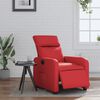 vidaXL Relaxsessel Elektrisch Rot Kunstleder